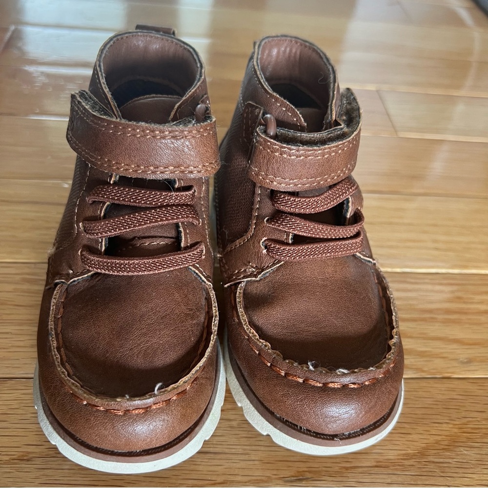 Stride Rite brown Stuart boys dress boots shoes